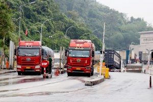 Lạng Sơn: 715 xe hàng được thông quan qua các cửa khẩu trong 2 ngày đầu năm mới