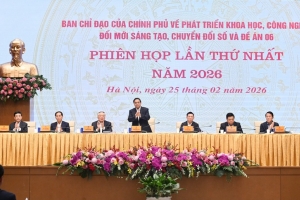 Thủ tướng chủ trì Phiên họp Ban Chỉ đạo về phát triển khoa học, công nghệ, đổi mới sáng tạo, chuyển đổi số và Đề án 06