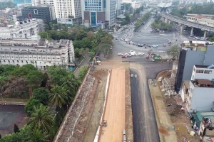 Vành đai 1 Hoàng Cầu – Voi Phục “thay da đổi thịt”: 350m mặt đường đã thảm nhựa, toàn tuyến tăng tốc về đích 2026