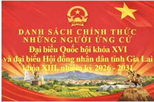 Gia Lai: 28 người ứng cử đại biểu Quốc hội khóa XVI