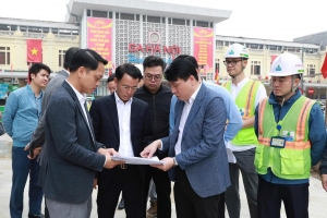 Phó Bí thư Thường trực Thành ủy kiểm tra thực địa các dự án nhà ga Metro đoạn Kim Mã – Ga Hà Nội – Trần Hưng Đạo