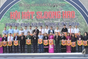 Bắc Ninh: Khai mạc Hội hát Sloong hao và Phiên chợ Xuân vùng cao xã Tân Sơn năm 2026
