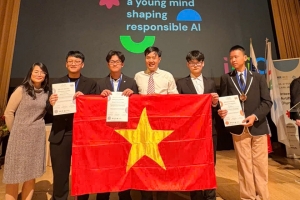 Học sinh Việt Nam giành 3 huy chương ngay lần đầu dự Olympic AI quốc tế