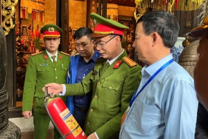 Ninh Bình bảo đảm tuyệt đối an toàn PCCC Lễ khai Ấn Đền Trần Xuân Bính Ngọ 2026
