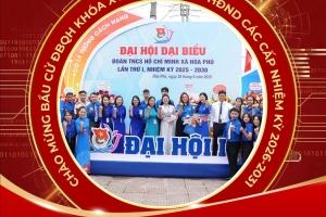 Tuổi trẻ xã Hòa Phú lan tỏa tinh thần trách nhiệm, sôi nổi hướng về Ngày hội non sông