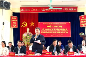 Đồng chí Vũ Minh Đạo ứng cử đại biểu Quốc hội tại tỉnh Lai Châu
