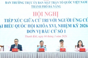 Thường trực Ban Bí thư Trần Cẩm Tú tiếp xúc cử tri tại thành phố Đà Nẵng
