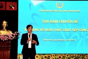 Thanh Hóa: Tổ chức tọa đàm với chủ đề “Kỹ năng về nghi thức giao tiếp công sở”