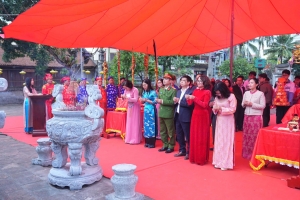 Hải Phòng: Dâng hương tưởng nhớ 1082 năm Ngày mất của Đức Vương Ngô Quyền tại Đình Kênh