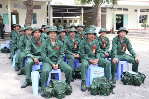 Bộ đội Biên phòng tỉnh An Giang tiếp nhận chiến sĩ mới nhập ngũ năm 2026