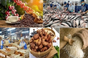 Nông lâm thủy sản xuất khẩu tiếp tục duy trì đà tăng trưởng