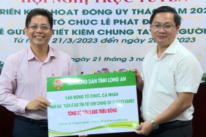 Tây Ninh phát động ’Tuần lễ gửi tiền tiết kiệm, chung tay vì người nghèo’