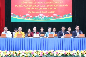 Bắc Ninh: Ứng cử viên đại biểu Quốc hội và đại biểu HĐND tỉnh tiếp xúc cử tri tại đơn vị bầu cử số 6 và 17
