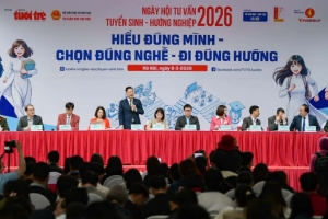 Hơn 20.000 học sinh, phụ huynh tham gia Ngày hội tư vấn tuyển sinh - hướng nghiệp 2026 tại Hà Nội