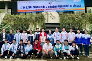 Danh sách 22 học sinh Việt Nam dự thi Olympic Toán học châu Á - Thái Bình Dương 2026