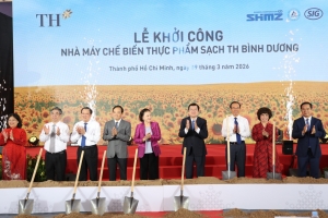 Tập đoàn TH khởi công nhà máy chế biến thực phẩm sạch hơn 6.000 tỷ đồng tại TP. HCM