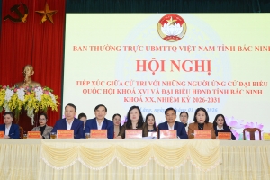 Bắc Ninh: Ứng cử viên đại biểu Quốc hội và HĐND tỉnh tiếp xúc cử tri tại đơn vị bầu cử