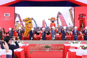 Lễ khởi công dự án Đầu tư xây dựng và kinh doanh kết cấu hạ tầng KCN Thăng Long Thanh Hóa - giai đoạn 1