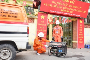 EVNHANOI: Sẵn sàng cấp điện ổn định phục vụ bầu cử