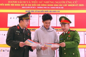Bảo đảm tốt nhất an ninh trật tự trên địa bàn Thủ đô trong ngày bầu cử