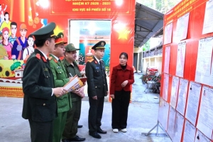 Lạng Sơn siết chặt an ninh, bảo đảm tuyệt đối an toàn cho cuộc bầu cử