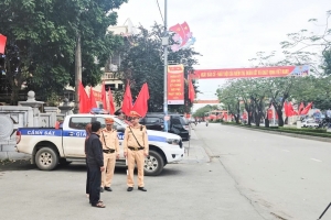 Thanh Hóa: Tăng cường bảo đảm tình hình trật tự an toàn giao thông phục vụ cuộc bầu cử