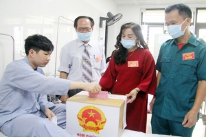 Bắc Ninh: Đến 19 giờ ngày 15/3, cử tri tham gia bỏ phiếu đạt 99,02%