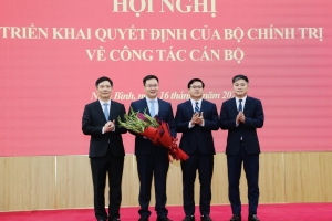Thiếu tướng Trần Đăng Quỳnh giữ chức Phó Bí thư Tỉnh ủy Ninh Bình