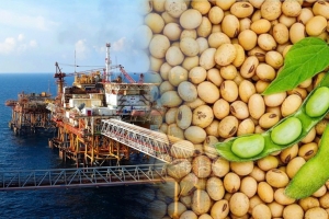Biến động tại eo biển Hormuz đẩy giá dầu vượt 100 USD, đậu tương lên đỉnh hai năm