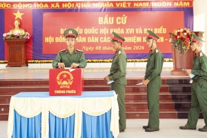 An Giang: Cử tri bầu cử đại biểu Quốc hội và Hội đồng nhân dân tỉnh đạt tỷ lệ 99,54%