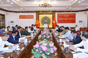 Thanh Hóa: Ban Chỉ đạo phòng, chống tham nhũng, lãng phí, tiêu cực triển khai nhiệm vụ trọng tâm quý II