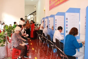 TP. HCM: 99% cử tri tham gia bầu cử, nhiều địa phương đạt 100%