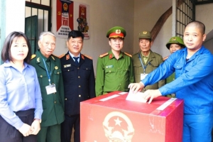 Ninh Bình: Công an tỉnh tổ chức tốt công tác bầu cử tại các trại Tạm giam và cơ sở cai nghiện ma túy