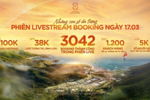 Nhận hơn 3.000 booking trong phiên livestream: Vinhomes Hải Vân Bay tạo “cơn địa chấn” chưa từng có