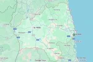 Nhiều khu vực trên Google Maps đã chuyển sang địa giới hành chính mới