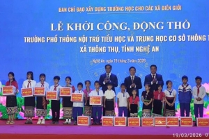 Nghệ An đồng loạt triển khai xây dựng 11 trường nội trú liên cấp vùng biên
