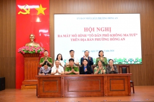 Phường Hồng An ra mắt mô hình “Tổ dân phố không ma túy”