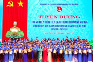Ninh Bình tuyên dương 95 “Thanh niên tiên tiến làm theo lời Bác” năm 2026