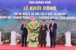 Quảng Ninh khởi công dự án nhà ở xã hội tại phường Hà Tu