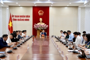 Lãnh đạo tỉnh Quảng Ninh làm việc với doanh nghiệp, tháo gỡ vướng mắc sản xuất kinh doanh