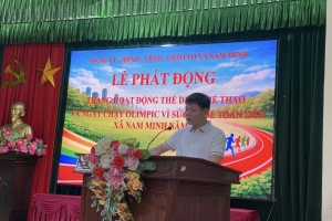Ninh Bình: Xã Nam Minh tổ chức Ngày chạy Olympic vì an ninh Tổ quốc năm 2026
