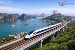 Đề xuất tuyến đường sắt cao tốc Hà Nội – Quảng Ninh dài khoảng 120 km
