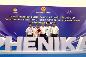 Hưng Yên: Học sinh đạt giải Nhất Cuộc thi nghiên cứu khoa học kỹ thuật cấp quốc gia