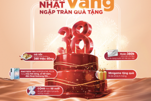 “Sinh nhật vàng - Ngập tràn quà tặng” tri ân khách hàng nhân dịp 38 năm thành lập Agribank