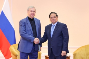 Thủ tướng Phạm Minh Chính hoan nghênh tập đoàn tư nhân lớn nhất Nga đầu tư vào Việt Nam