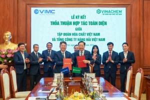 Vinachem và VIMC ký kết hợp tác phát triển công nghiệp và logistics hàng hải