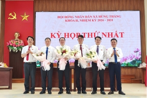 HĐND xã Hùng Thắng kiện toàn các chức danh lãnh đạo chủ chốt nhiệm kỳ 2026 - 2031