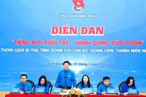Ninh Bình: Lắng nghe “tiếng nói tuổi trẻ”, thúc đẩy hành động của tổ chức Đoàn