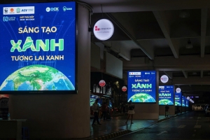Sân bay Nội Bài dự kiến tiết giảm 5.500kWh điện trong Giờ Trái đất 2026