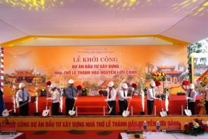 Quảng Trị: Khởi công công trình Nhà thờ Lễ Thành hầu Nguyễn Hữu Cảnh